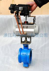 氣動V型調節球閥能為工業干什么？
